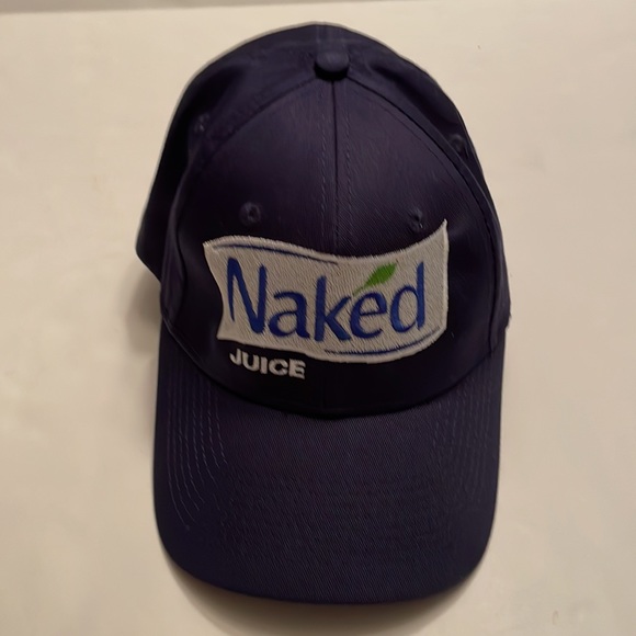 Port & Company Naked juice navy cap. Front embroidered logo, back strap - Picture 8 of 16